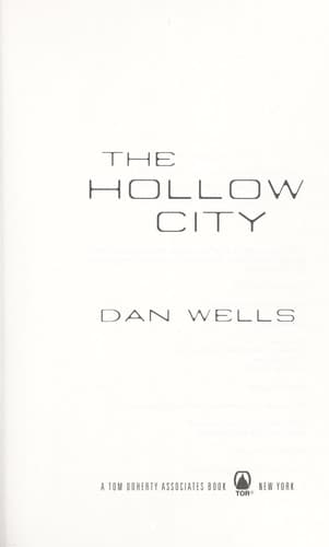 Tapa de The hollow city