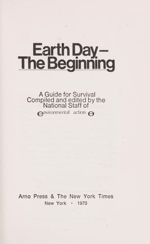 Tapa de Earth Day : the beginning