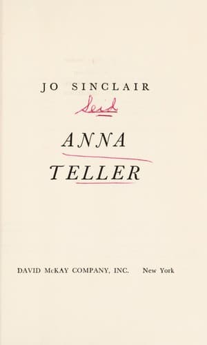 Tapa de Anna Teller