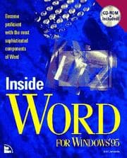Tapa de Inside Word for Windows 95