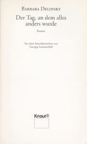 Tapa de Der Tag, an dem alles anders wurde