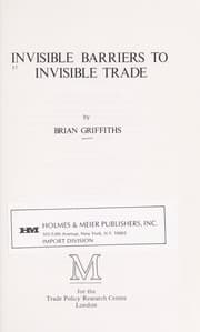 Tapa de Invisible barriers to invisible trade