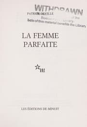 Tapa de La femme parfaite