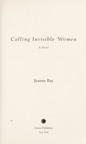 Tapa de Calling invisible women