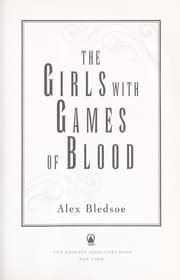 Tapa de The girls with games of blood