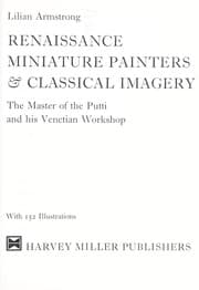 Tapa de Renaissance miniature painters & classical imagery