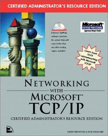 Tapa de Networking with Microsoft TCP/IP