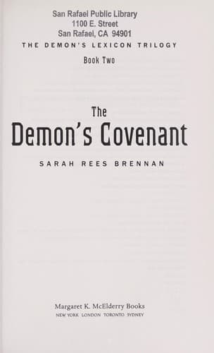 Tapa de The demon's covenant