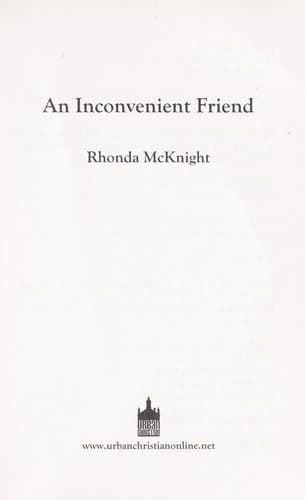 Tapa de An inconvenient friend