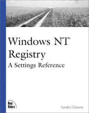 Tapa de Windows NT registry