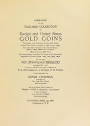 Tapa de Catalogue of the valuable collection of foreign and United States Gold coins ...