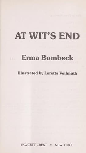 Tapa de At wit's end