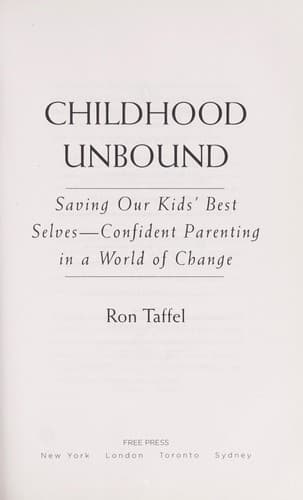 Tapa de Childhood unbound
