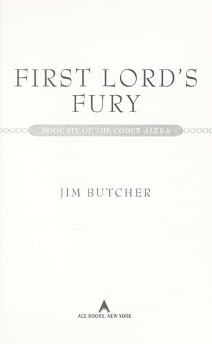 Tapa de First lord's fury