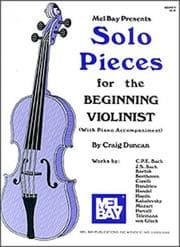 Tapa de Mel Bay Solo Pieces for the Beginning Violinist
