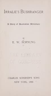 Tapa de Irralie's Bushranger: A Story of Australian Adventure