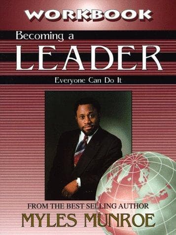 Tapa de Becoming a leader workbook
