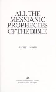Tapa de All the messianic prophecies in the Bible