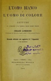 Tapa de L'uomo bianco e l'uomo di colore