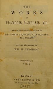Tapa de The works of Fran©ʹois Rabelais