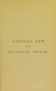 Tapa de Natural law in the spiritual world