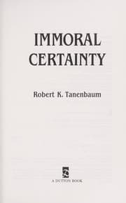 Tapa de Immoral certainty
