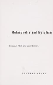 Tapa de Melancholia and moralism