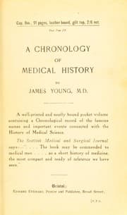 Tapa de A chronology of medical history