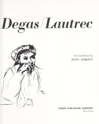 Tapa de Degas/Lautrec
