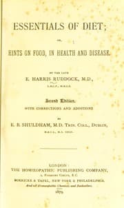 Tapa de Essentials of diet, or, Hints on food, in health and disease