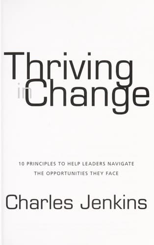 Tapa de Thriving in change