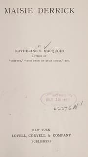 Tapa de Maisie Derrick