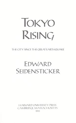 Tapa de Tokyo rising