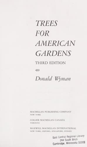 Tapa de Trees for American gardens