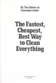 Tapa de The Fastest, cheapest, best way to clean everything