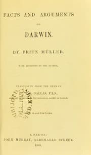 Tapa de Facts and arguements for Darwin