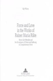 Tapa de Force and love in the works of Rainer Maria Rilke