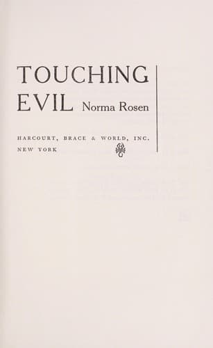 Tapa de Touching evil