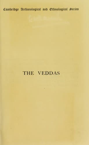 Tapa de The Veddas