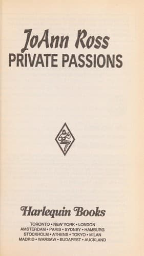 Tapa de Private Passions