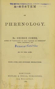 Tapa de A system of phrenology