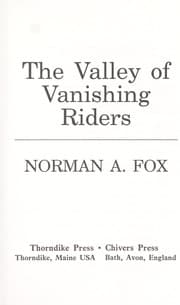 Tapa de The valley of vanishing riders