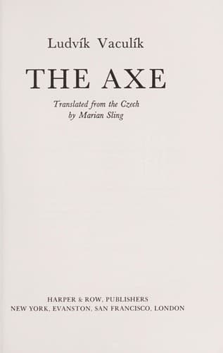 Tapa de The axe.