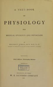 Tapa de A text-book of physiology for students and physicians