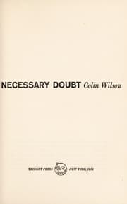 Tapa de Necessary doubt