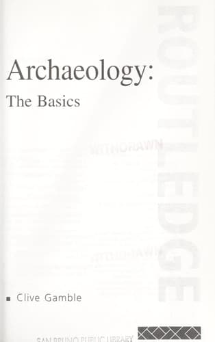 Tapa de Archaeology, the basics
