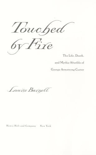 Tapa de Touched by fire