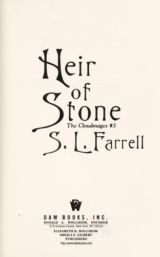 Tapa de Heir of stone