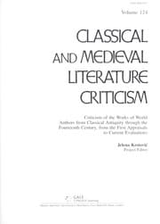 Tapa de Classical and medieval literature criticism