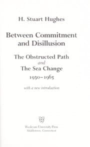 Tapa de Between commitment and disillusion